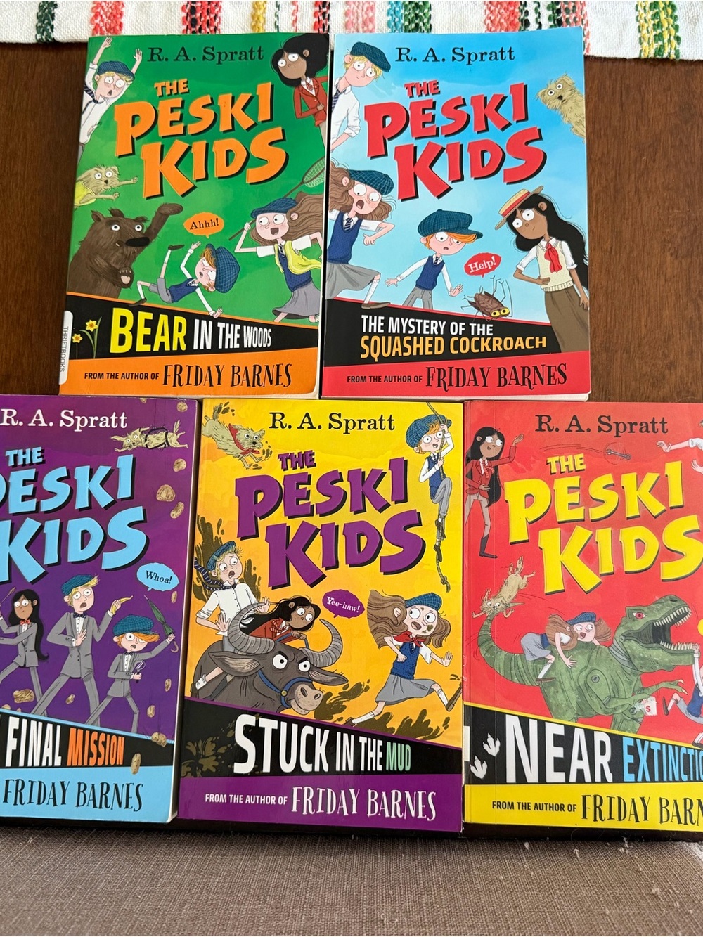 The Peski Kids Book Series by RA Spratt